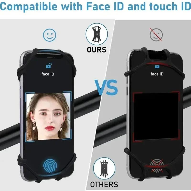 Product Introduction of Lightweight and Sturdy 360 Degree Rotating Mobile Phone, Bicycle, Motorcycle Safety Stand, Silicone Traction Type, All Mobile Phone Stands 6