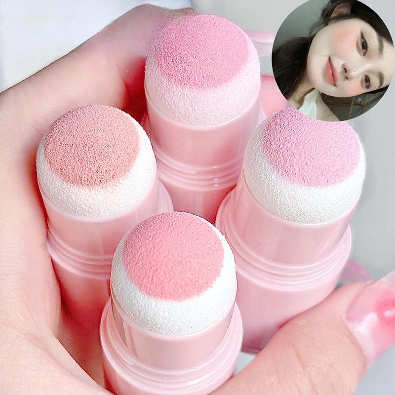 Phấn Má Hồng Dạng Thỏi Đầu Bọt Biển Mở Rộng Mờ Làm Trắng Màu Đơn Trang Điểm