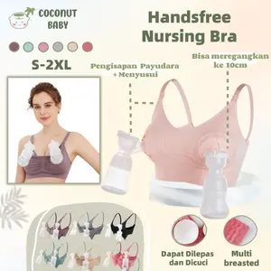 Bra Bh menyusui Handsfree Pumping Nursing bra Breastfeeding Maternity bras untuk pompa ASI super comfort premium Handsfree Breast Pump Undewear 958