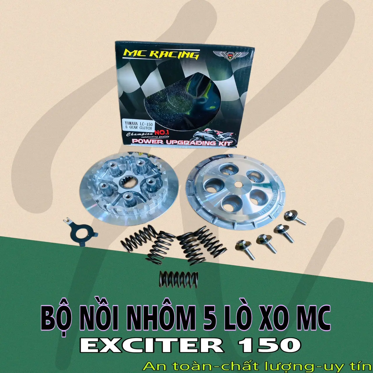Bộ nồi độ MC racing cho xe Exciter 135/150 , Winner/Sonic, Wave Dream, Sirius Phụ Kiện