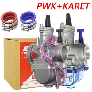 Karburator  karbu Pwk 21 24 26 28 30 32 34 B lue Series transparent transparan KX 85 Ninja R RR Universal THAILAND kx85 pilot jet main jet NEW!!!