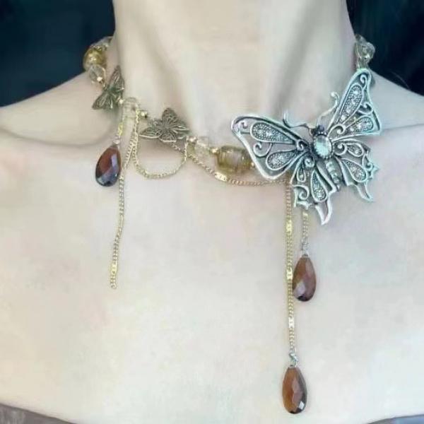 Product Introduction of Vòng Cổ Choker, Phong Cách Đường Phố Punk, Dành Cho Nam Giới, Dây Chuyền Xương Đòn Cao Cấp, Đồ Trang Trí Y2g Văn Hóa Phụ, Ngọt Ngào Và Ngầu, Cổ Áo Hoa Jewelry trang  sức  titan  cao  cấp  hàng  hiệu 27