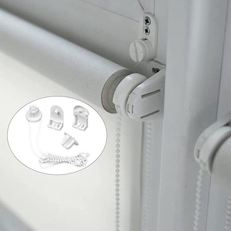 Portable 25mm Roller Blind Replacement Replacement Repair Convenient Roller Blind Fitting Kit Curtain Accessories with Bead Chain RollerBlind Parts 0