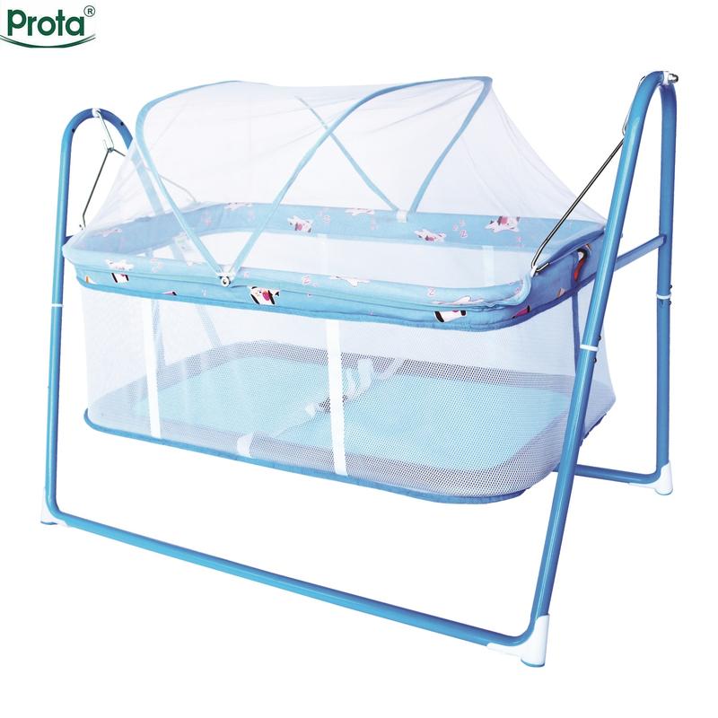 Nôi em bé cao cấp Prota + tặng Đồng hồ ghép hình cao cấp ( không có máy đưa nôi )