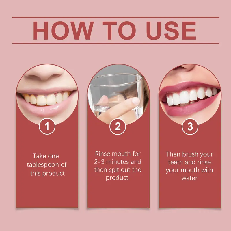 Oil Pulling Mouthwash, Oral Care Mouthwash, Daily Oral Care Product for Men & Women, Dental Care Product for Home & Travel 6
