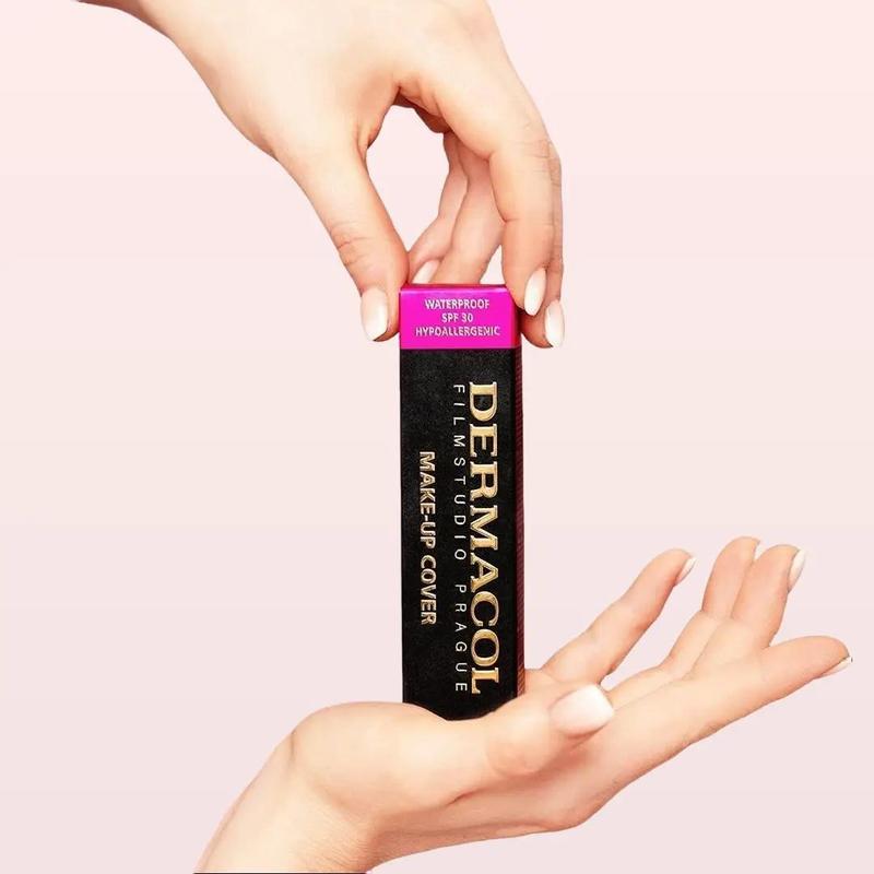 Kem Che Khuyết Điểm Dermacol, Hình Xăm, Sẹo Mụn, Vết Bớt Không Trôi, Chống Thấm Nước, Mỹ phẩm Cosmetic