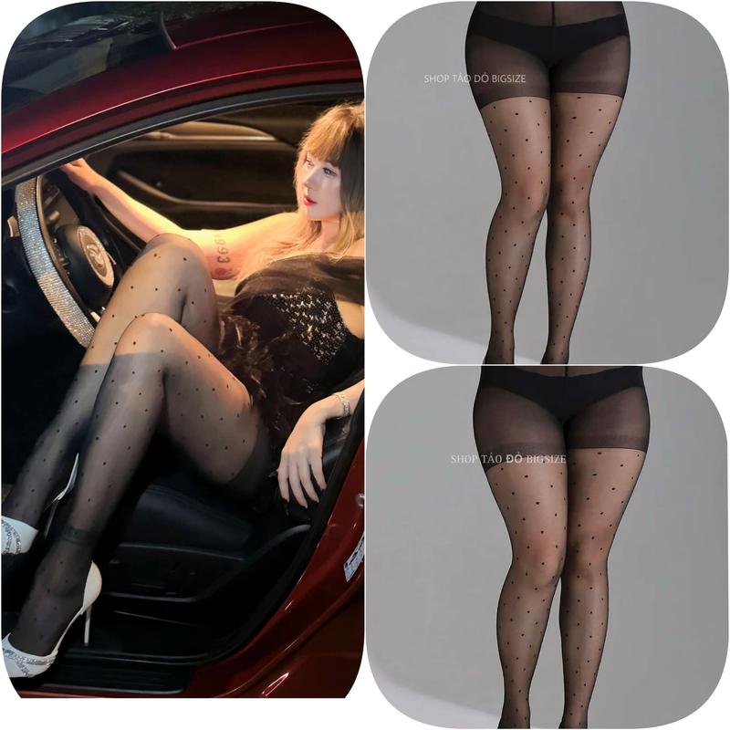 Q27 QUẦN TẤT LƯỚI BIGSIZE DÁNG DÀI (TÁO ĐỎ BIGSIZE 55-90KG)