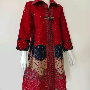 Tunik batik motif new merah / Batik Belvya / batik solo / batik sragen / tunik batik / dress batik / kemeja batik / batik aluna / batik windasari / batik lianasari / batik nurhasida / batik keris / batik danar hadi / batik tulis / batik sogan / batik madu