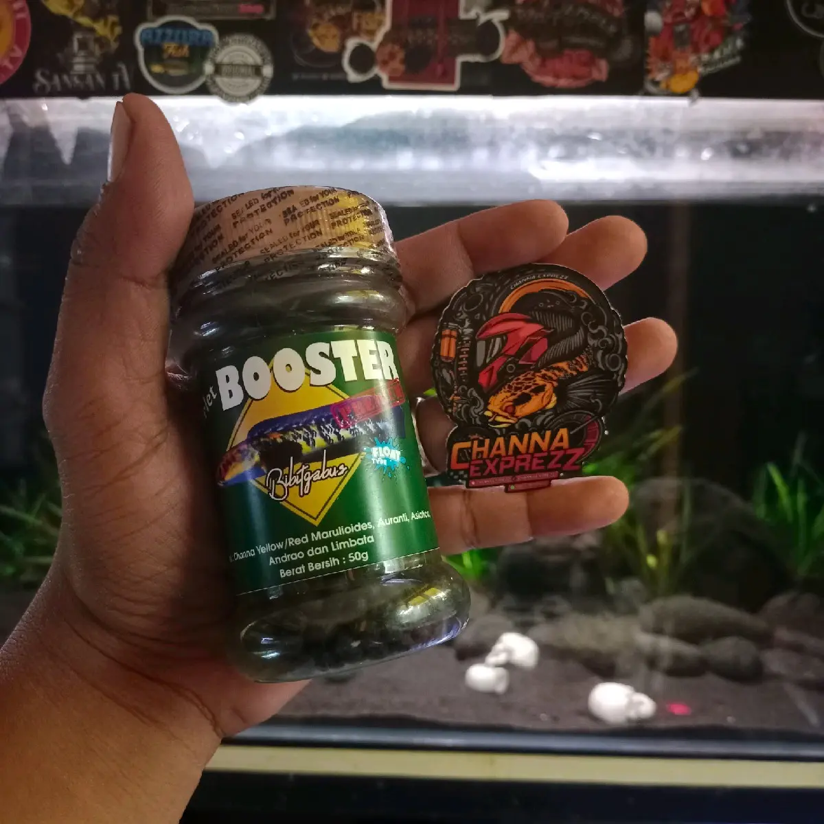 Pelet Booster Type Floating 50gr Bibit Gabus