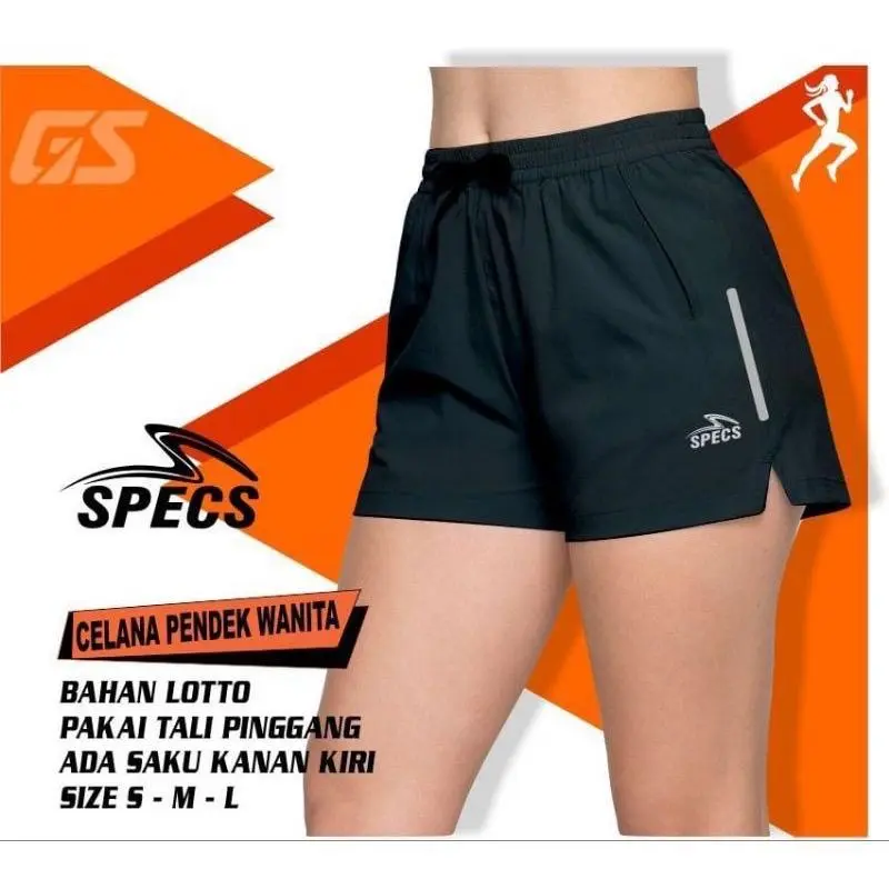 Celana Pendek Olahraga Wanita Running Jogging Lari Badminton Sepeda Workout Gym Fitnes Futsal CHAND SPORT 1