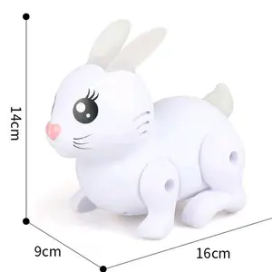 Mainan Robot Boneka Kelinci dengan Lampu dan Suara - Toys