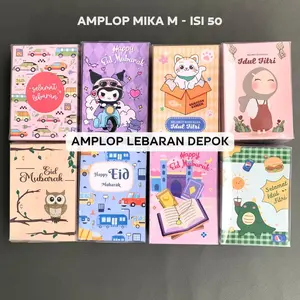 Amplop Lebaran Mika | Amplop Lebaran Mika Kecil isi 50 | Amplop Lebaran isi 50 | Amplop Estetik | Amplop Hari Raya Mika | | Amplop Lebaran Kemasan Mika amplop  lebaran lucu