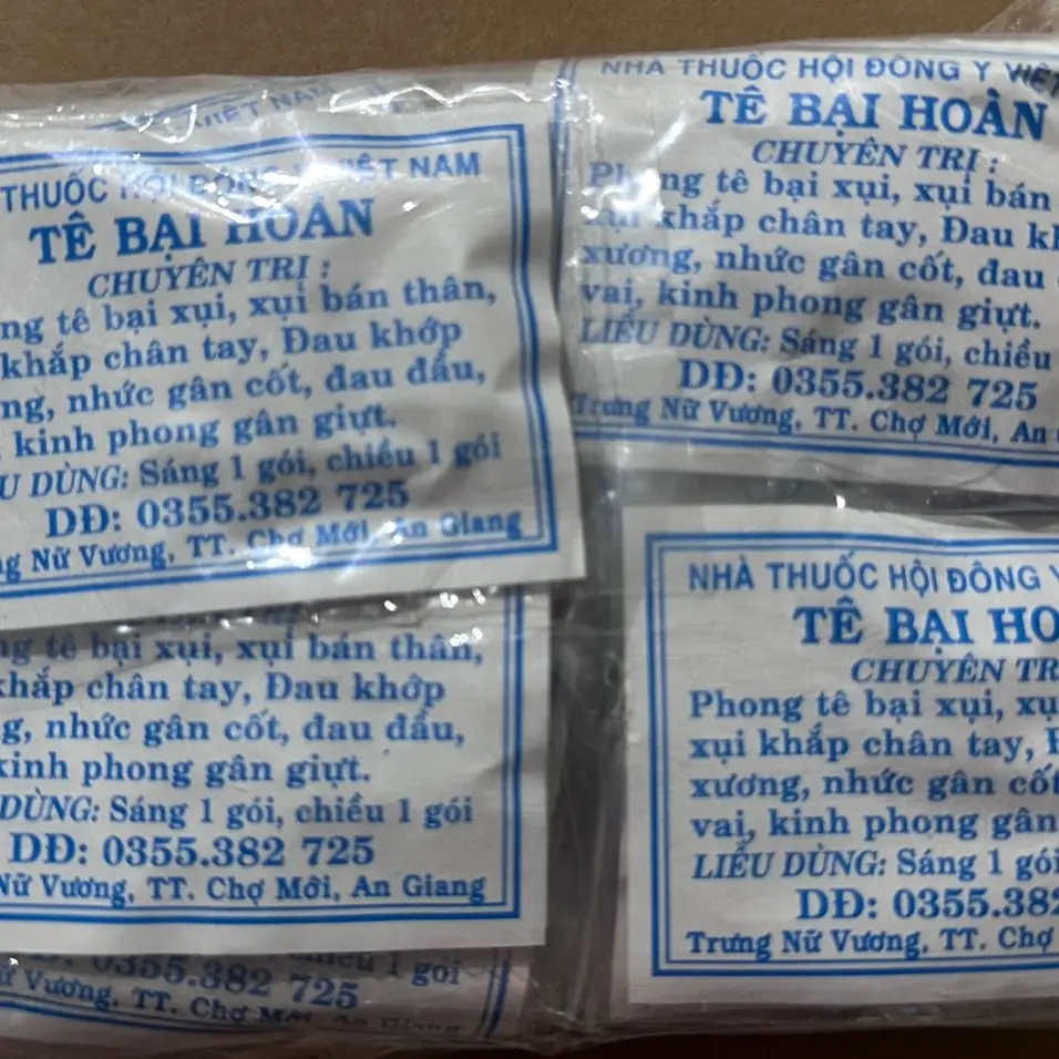 Thực phẩm chức tê bại hoàn năng hồi  phục  sức  khỏe  bịch  50 gói