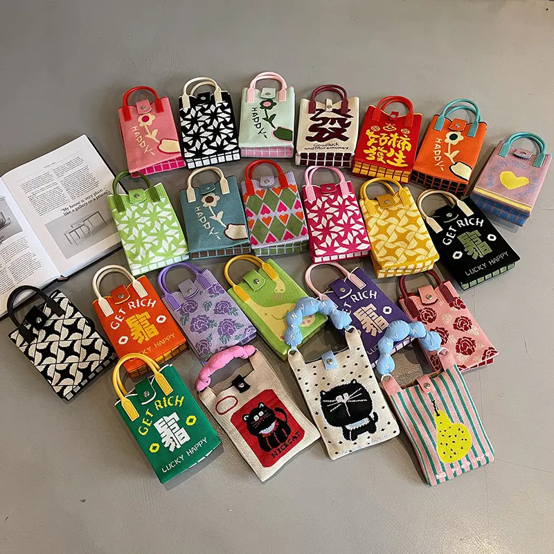 Beg Selempang Wanita Mini, Comel dan Ringan, Dompet Syiling Berkait ...