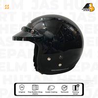 Gambar Helm Cargloss Gothic Army I Black Glossy - pakai pet saja, M dari HelmPro Kota Bandung 1 Tokopedia