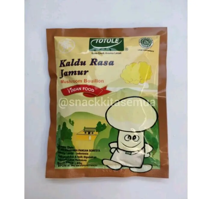 TOTOLE KALDU JAMUR 80 GRAM VEGANFOOD