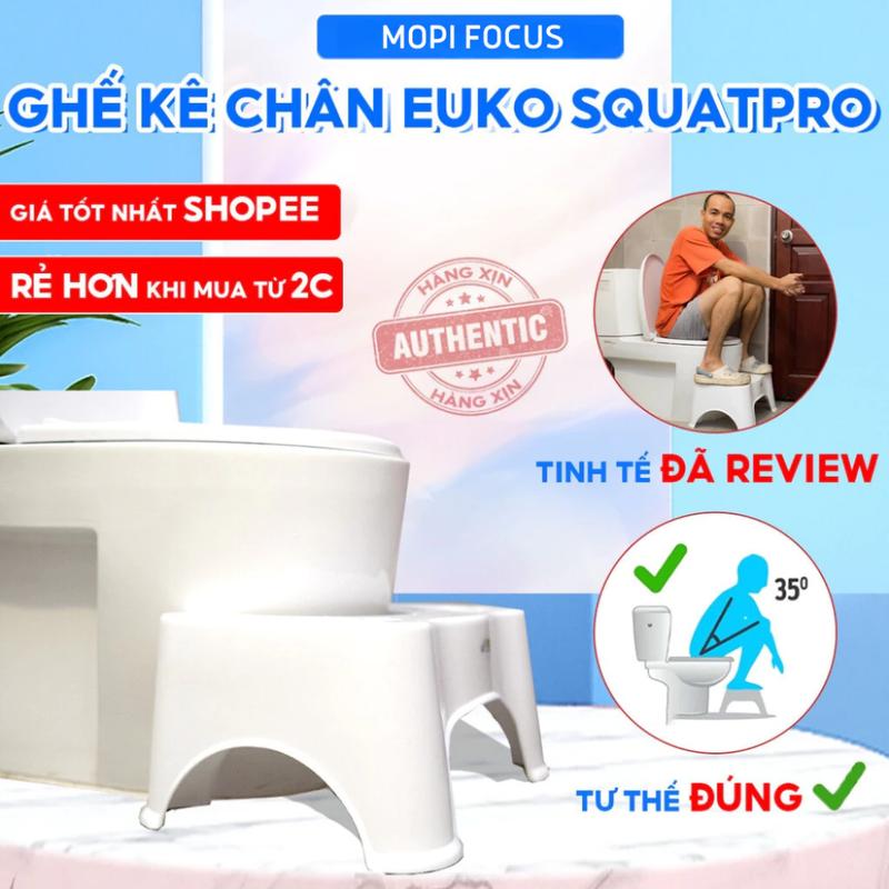 Ghế kê chân toilet Euko Squatpro hộ trợ đi vệ sinh đúng cách - TikTok ...