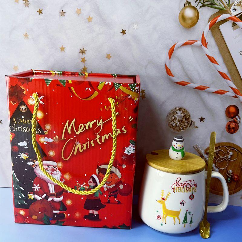 Product Introduction of Cốc Gốm, Thiết Kế Ông Già Noel Giáng Sinh, Hộp Quà Người Tuyết, Cốc Cây Thông Noel, Thích Hợp Làm Quà Tặng Cho Bạn Bè Và Bạn Gái 15