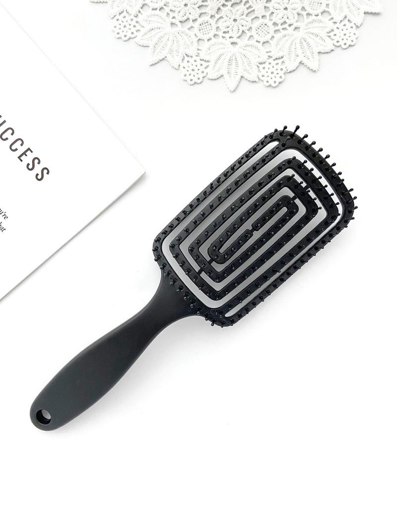 Product Introduction of Solid Color Hair Comb, Hair Care Comb, Dry & Wet Dual-use Hair Massage Comb, Wig Maintenance Tool, Daily Commuting, Campus Hairstyle Maintenance Tool 8