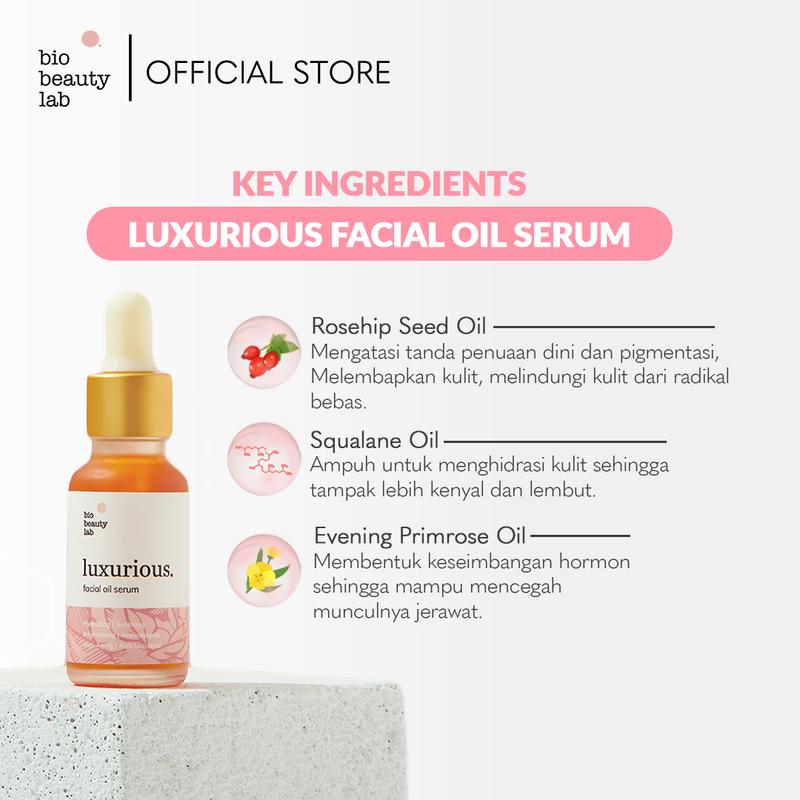 Bio Beauty Lab Luxurious Facial Oil Serum Wajah 20ml / 10ml / 5ml 1
