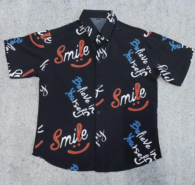 Product Introduction of เสื้อเชิ้ตเด็ก ไซส์XXL เสื้อเด็ก เด็ก ฮาวาย วินเทจ เสื้อคอปก เด็กผู้ชาย 21