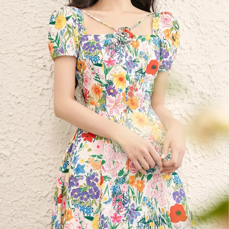 OLV - Đầm hoa tay ngắn Tatiana Fleur Dress 2