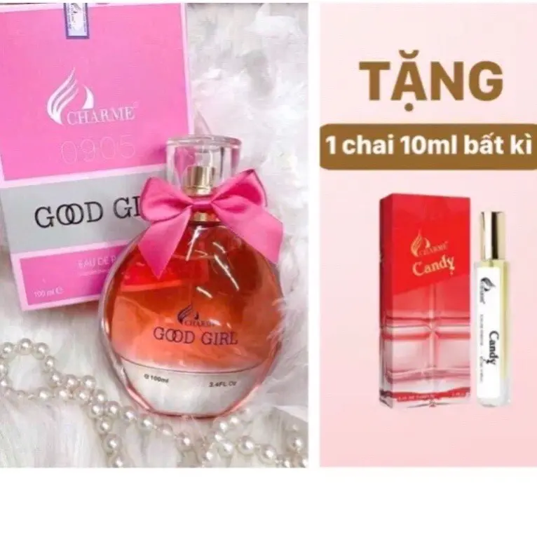 (Cam Kết Chính Hãng) - Mua 1 Tặng 1- Nước Hoa Charme Good Girl 100ML Cosmetic Perfume Women Xịt Thơm 3