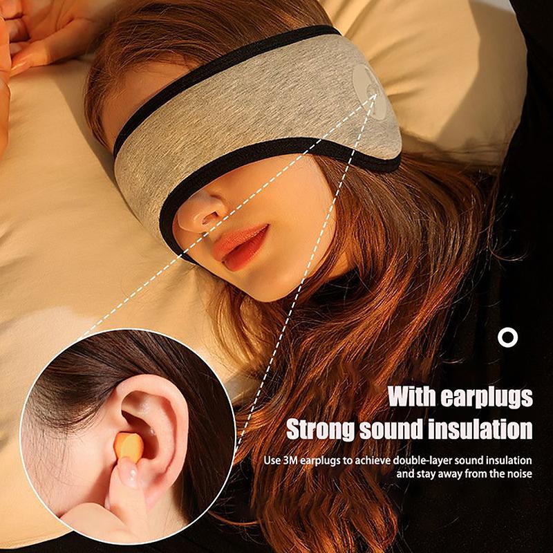 Product Introduction of [HHH]Soundproof Earmuffs For Sleeping Unisex Ear Warmer Winter Head Band Ski Ear Muff Earplugs Headband Hair Band Eyes Ban 21