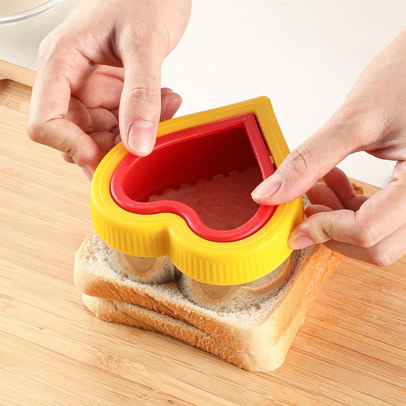 Sandwich Cutter, 1 Count DIY Stainless Steel Sandwich Cutter Sealer, Sandwich Making Mold, Kitchen Utensils 4
