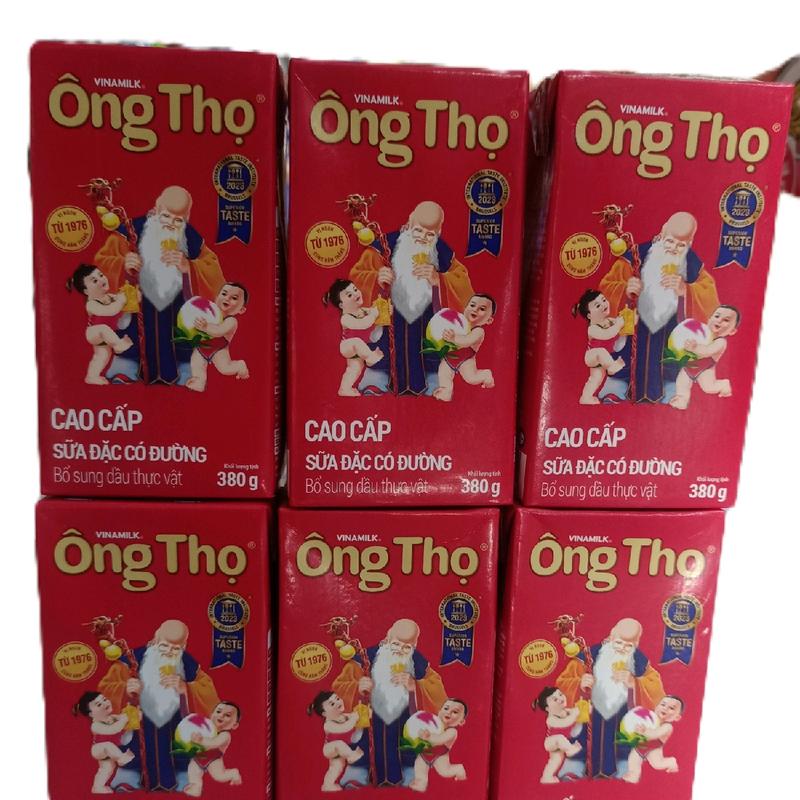  6 HỘP SỮA ÔNG THỌ ĐỎ X 380gam. 
