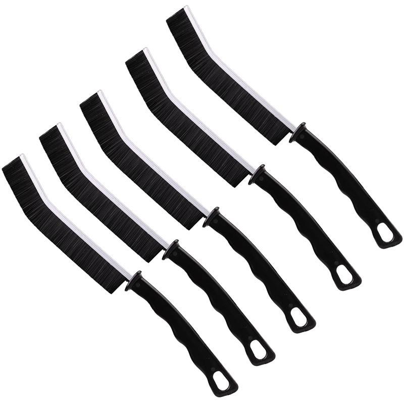 Product Introduction of Crevice Cleaning Brush, 5 Counts Multifunctional Hard Bristle Gap Brush, Household Kitchen Tiles Window Crevice Cleaning Tool 0