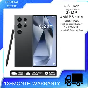 S.24 Ultra 12/512GB HP Flagship dengan S-Pen Smartphone Kamera 200MP 5x Zoom,  AI, Layar Dynamic AMOLED 2X, Bahan Titanium Tahan Lama