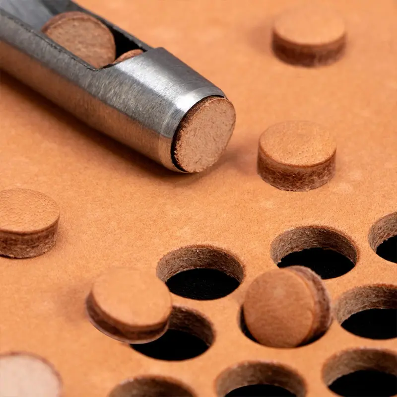Handmade Hole Punch Set, 3MM/5MM/8MM/10MM Manual Hole Punch Drill For Paper Leather Shoes Belts, Specialty Hand Tool 4