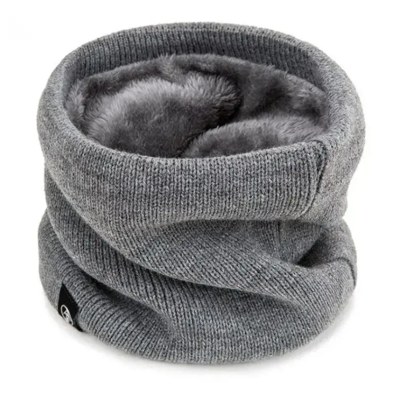 Khăn Quàng quàng cổ dày bằng lông cừu, ấm áp mùa đông, chống gió ngoài trời, Unisex, thích hợp để đi xe đạp, đạp xe và trượt tuyết, len dệt kim, bảo vệ cổ và khăn quàng cổ, mặt nạ nữ Caro Women