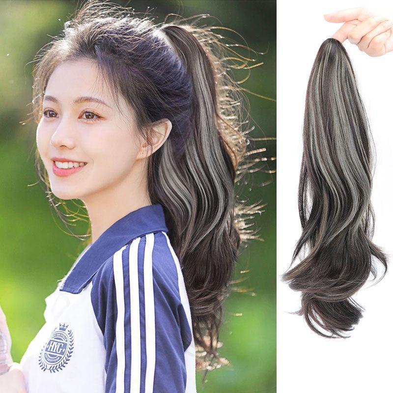 Rambut Palsu Ekor Kuda, Wanita, Isipadu Mikro, Gaya Kasual, Rambut ...