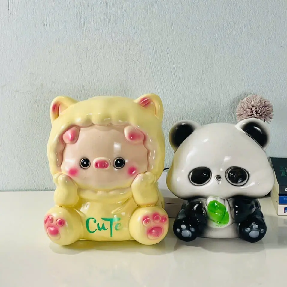 [Mua 1 Tặng 1 Heo Mini] Heo Đất Cừu Bông Size Lớn, Heo Đất Xinh, Ống Tiết Kiệm, Hũ Tiết Kiệm
