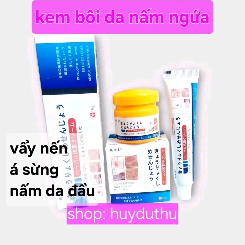 Kem Bôi Nấm Ngứa Nhật Bản- Ngứa Viêm Da Cơ Địa NHẬT BẢN Hắc Lào, Tổ Đỉa, Vẩy Nến, Á Sừng, Lang Ben Hiệu Quả quầy  thuốc thùng huỷ