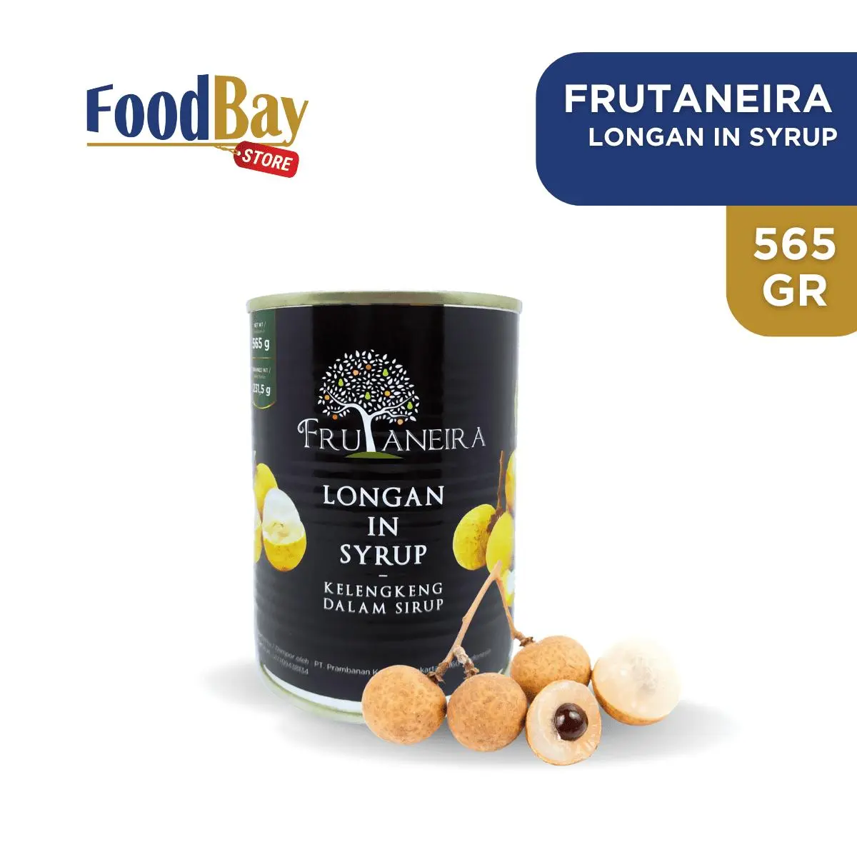 Buah Kaleng Frutaneira Longan In Syrup 565g