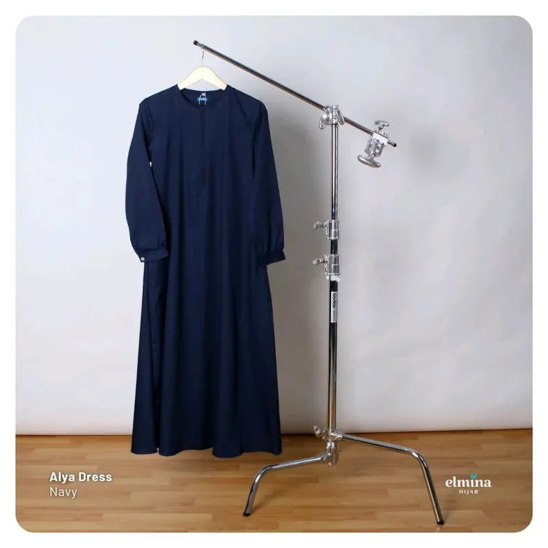 Gamis polos Gamis toyobo Gamis busui Alya Series by elmina Muslim 6