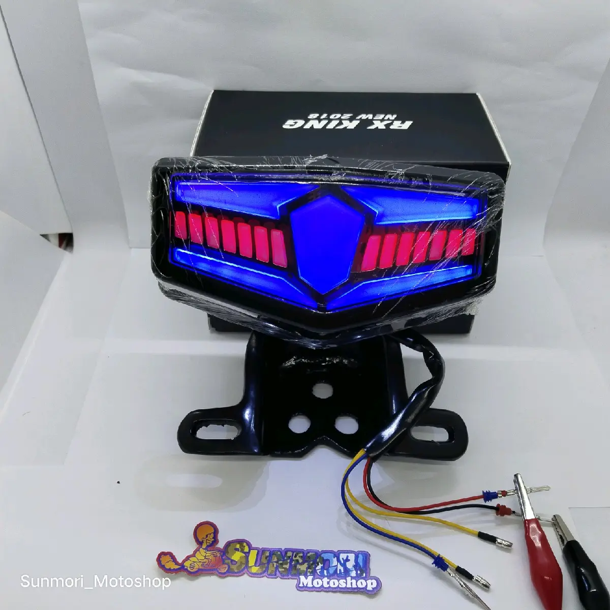 Sepaket Stoplamp LED 2 Mode Rxking + Breket lampu Stop Led Running Pnp Rxking Dan Custom