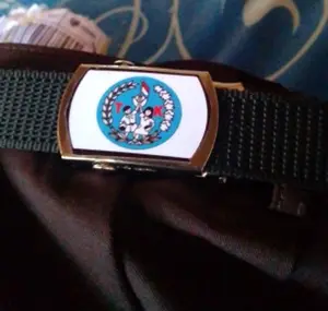 Fashion anak Tk paud ikat pinggang sekolah tk sabuk tk gesper satuan
