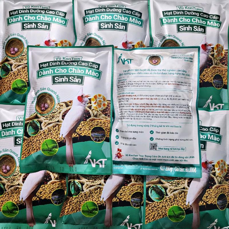 Sinh Sản Chào Mào - Cám Giúp Chim Bố Mẹ Ổn Định Sức Khoẻ và Sinh Sản