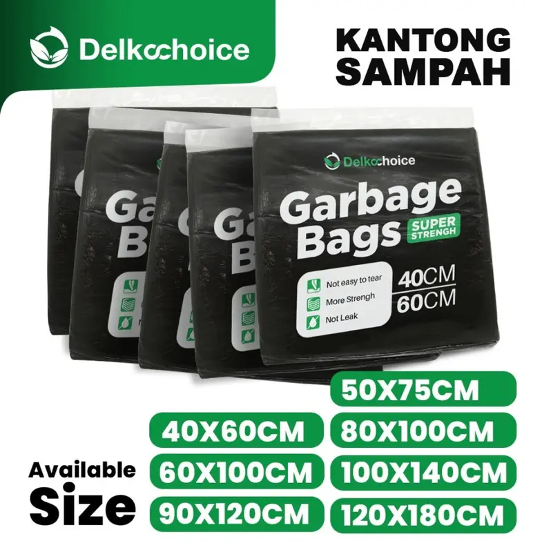 KANTONG PLASTIK SAMPAH HITAM BESAR HITAM 0