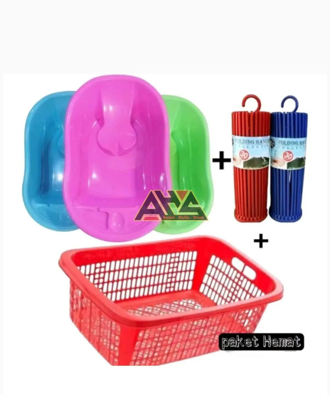 Bak Mandi Bayi polin Baru Lahir Bahan Plastik Ukuran Jumbo Satu Set Perlengkapan Mandi Bayi bak mandi bayi  yang ada waterboom nya bak  mandi