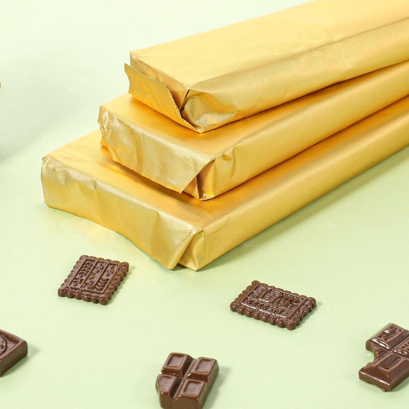 Product Introduction of Gold Foil Candy Wrapping Paper, Chocolate Candy Wrapping Paper with Paper Bag, Gift Wrapping Supplies for Wedding Birthday Party 3