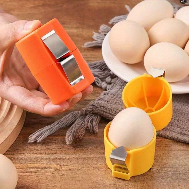 Easy-Peel Egg Opener - Portable, Quick Shell Separator for Kitchen & Dining Use Utensils Plastic 1