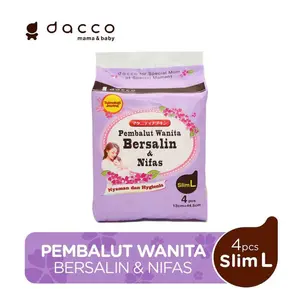 Dacco Pembalut Wanita Bersalin & Nifas size Slim L - 4 Pcs