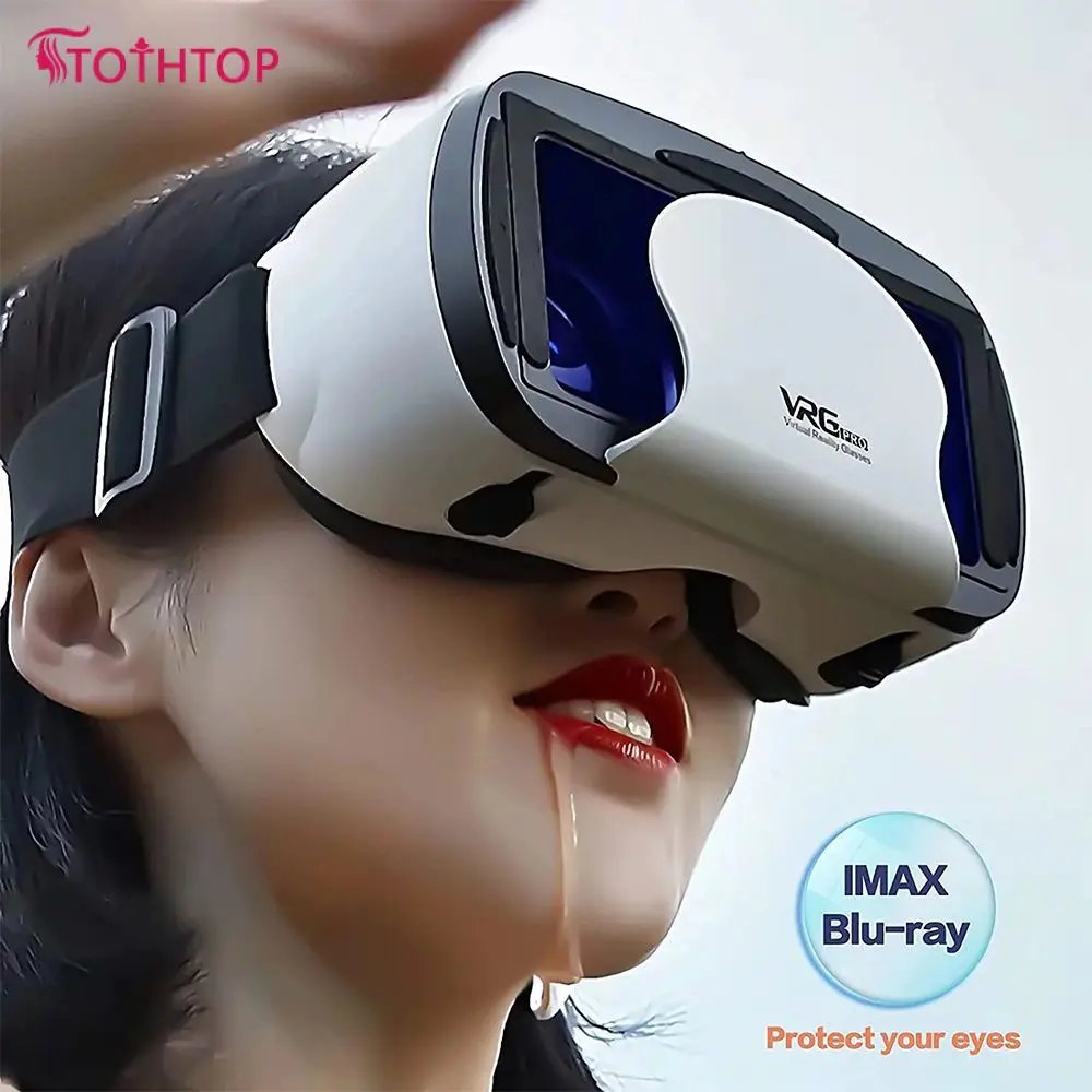 VRG Pro 3D VR virtual reality full screen glasses visual wide angle VR for 5 to 7 inch smartphone devices [top]