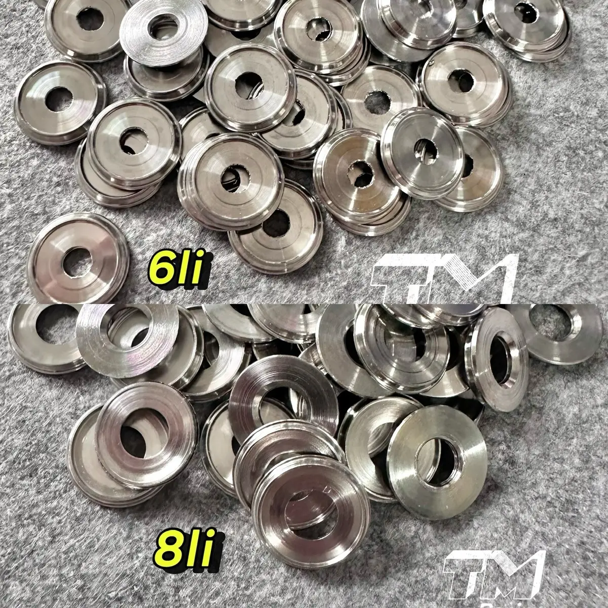 Phụ kiện Long đền inox 6li 8li gắn cho các dòng xe ( số lượng 1 cái )