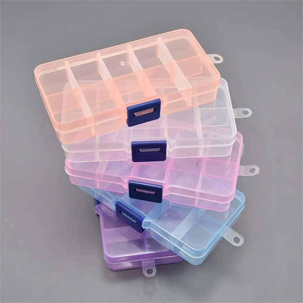 NEW Fishing Accessories 10 Compartments Lure Hook Boxes  Case Storage Boxs Fishing Tackle Box